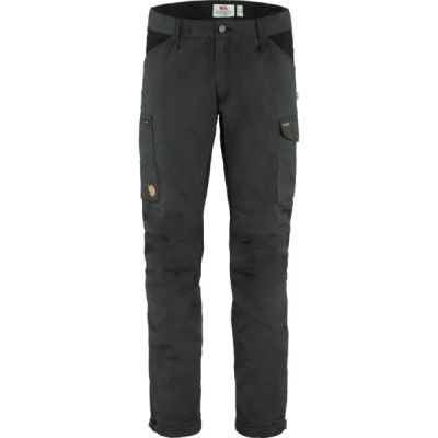 Fjällräven Kaipak Trousers M - Dark Grey-black - Miehet - 50/R - Partioaitta | Alk. 189,00 €
