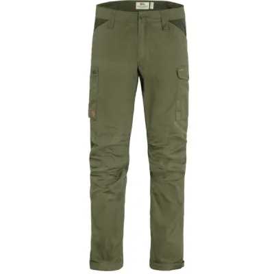 Fjällräven Kaipak Trousers M - Laurel Green-deep Forest - Miehet - 44/R - Partioaitta, kuva 1 / 1