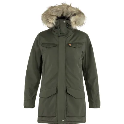 Fjällräven Nuuk Parka W - Deep Forest - Naiset - XXS - Partioaitta, kuva 1 / 1