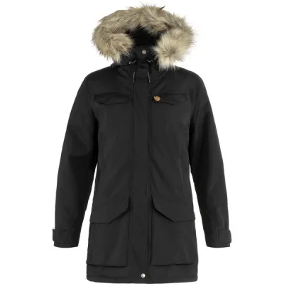Fjällräven Nuuk Parka W - Black - Naiset - S - Partioaitta, kuva 1 / 1