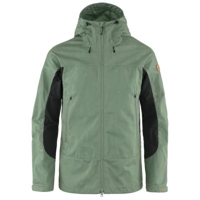 Fjällräven Abisko Lite Trekking Jacket M - Patina Green-dark Grey - Miehet - XS - Partioaitta
