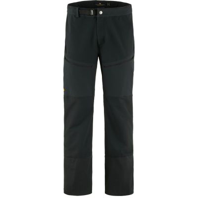 Fjällräven Bergtagen Touring Trousers M - Black - Miehet - 48/R - Partioaitta