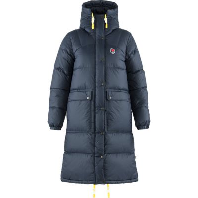 Fjällräven Expedition Long Down Parka W - Navy - Naiset - L - Partioaitta