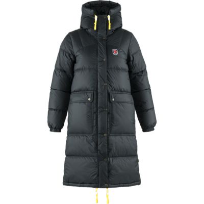 Fjällräven Expedition Long Down Parka W - Black - Naiset - XL - Partioaitta