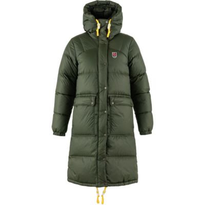 Fjällräven Expedition Long Down Parka W - Deep Forest - Naiset - XL - Partioaitta