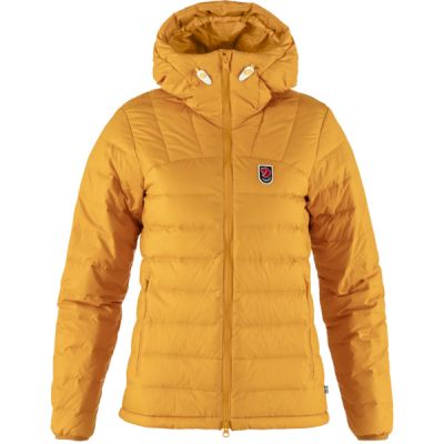 Talvitakki Fjällräven Expedition Pack Down Hoodie W - Mustard Yellow - Naiset - XS - Partioaitta
