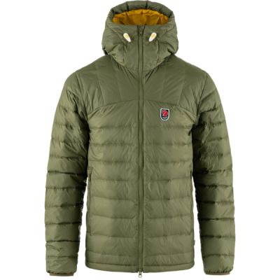 Talvitakki Fjällräven Expedition Pack Down Hoodie M - Green-mustard Yellow - Miehet - S - Partioaitta