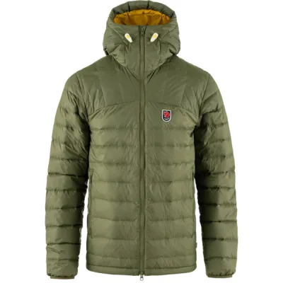 Talvitakki Fjällräven Expedition Pack Down Hoodie M - Green-mustard Yellow - Miehet - XS - Partioaitta, kuva 1 / 1