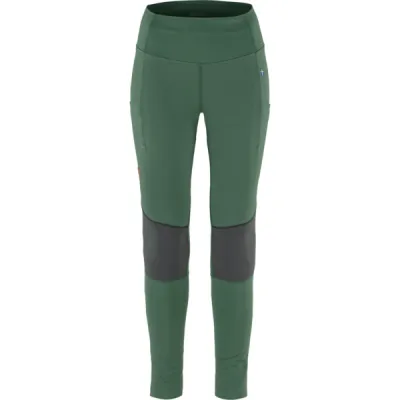 Fjällräven Abisko Värm Trekking Tights W - Deep Patina-iron Grey - Naiset - XS - Partioaitta, kuva 1 / 1