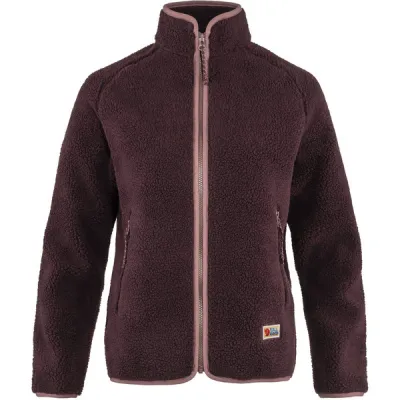 Fjällräven Vardag Pile Fleece W - Dark Garnet - Naiset - XS - Partioaitta, kuva 1 / 1