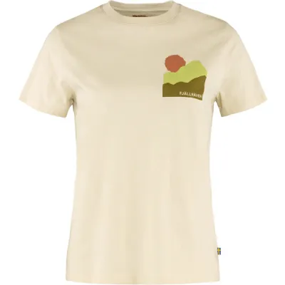 Fjällräven Nature T-shirt W - Chalk White - Naiset - L - Partioaitta, kuva 1 / 1
