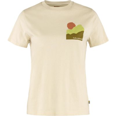 Fjällräven Nature T-shirt W - Chalk White - Naiset - XXS - Partioaitta