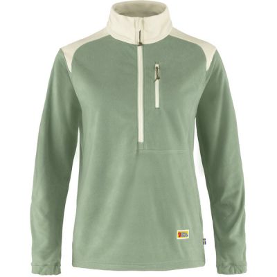 Fjällräven Vardag Lite Fleece W - Sage Green-chalk White - Naiset - XL - Partioaitta