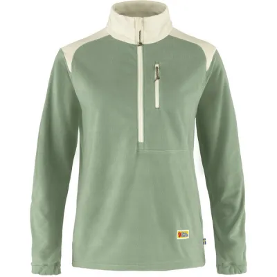 Fjällräven Vardag Lite Fleece W - Sage Green-chalk White - Naiset - XL - Partioaitta, kuva 1 / 1