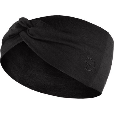 Fjällräven Abisko Wool Headband - Black - Unisex - OneSize - Partioaitta