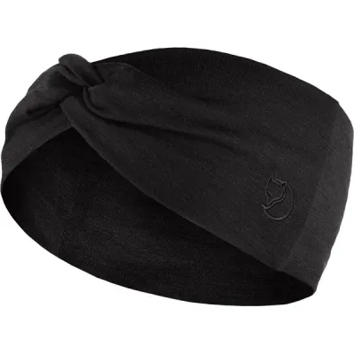 Fjällräven Abisko Wool Headband - Black - Unisex - OneSize - Partioaitta, kuva 1 / 1