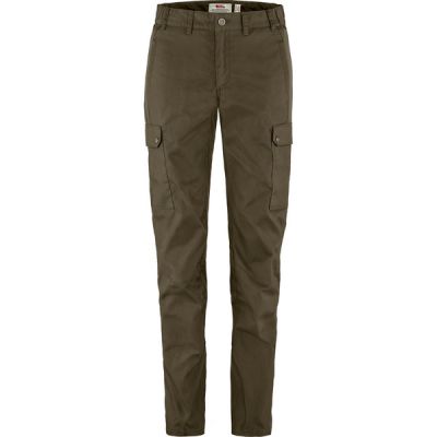 Fjällräven Stina Trousers W - Dark Olive - Naiset - 38/L - Partioaitta