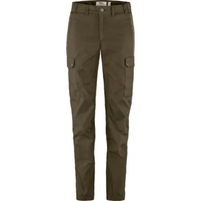 Fjällräven Stina Trousers W - Dark Olive - Naiset - 38/L - Partioaitta, kuva 1 / 1