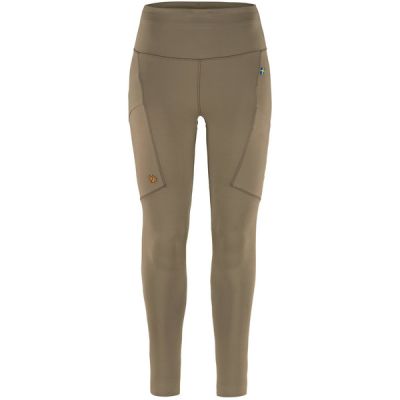 Fjällräven Abisko Tights W - Suede Brown - Naiset - L - Partioaitta