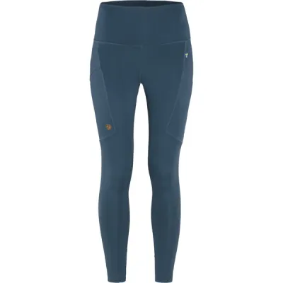 Fjällräven Abisko Tights W - Indigo Blue - Naiset - M - Partioaitta, kuva 1 / 1