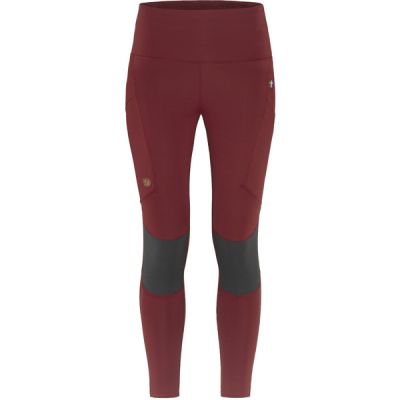 Fjällräven Abisko Trekking Tights Pro W - Pomegranate Red-iron Grey - Naiset - S - Partioaitta