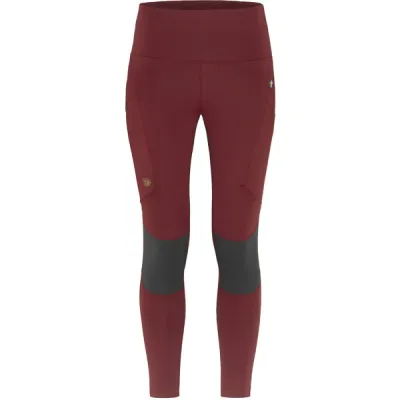 Fjällräven Abisko Trekking Tights Pro W - Pomegranate Red-iron Grey - Naiset - XS - Partioaitta, kuva 1 / 1