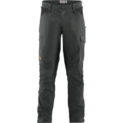Fjällräven Kaipak Trousers M - Dark Grey-black - Miehet - 44 - Partioaitta | Alk. 99,95 €