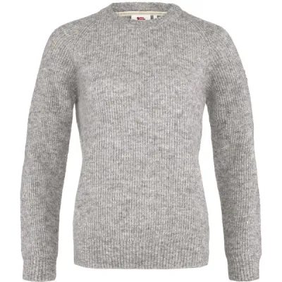 Fjällräven Visby Sweater W - Grey - Naiset - L - Partioaitta, kuva 1 / 1