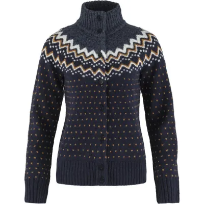 Fjällräven Övik Knit Cardigan W - Dark Navy - Naiset - XS - Partioaitta, kuva 1 / 1