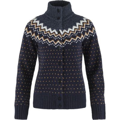 Fjällräven Övik Knit Cardigan W - Dark Navy - Naiset - S - Partioaitta