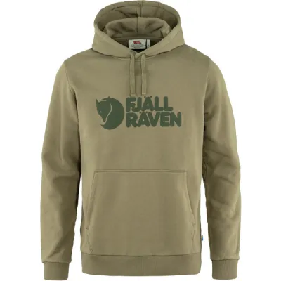 Fjällräven Fjällräven Logo Hoodie M - Light Olive - Miehet - XL - Partioaitta, kuva 1 / 1