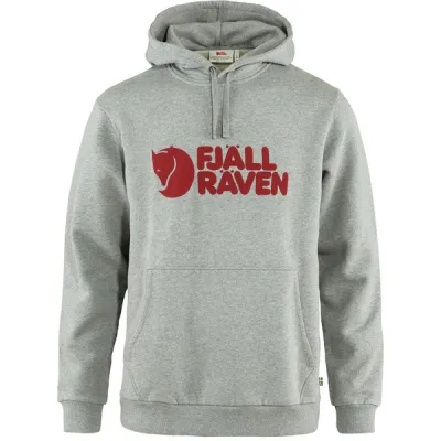 Fjällräven Fjällräven Logo Hoodie M - Grey-melange - Miehet - S - Partioaitta, kuva 1 / 1