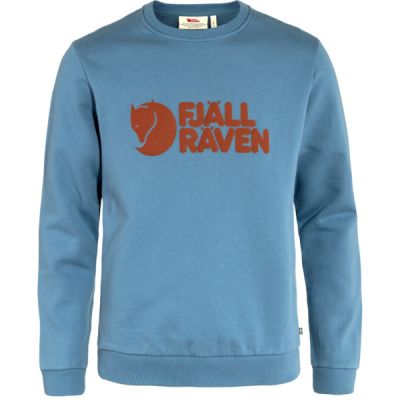 Fjällräven Fjällräven Logo Sweater M - Dawn Blue - Miehet - XL - Partioaitta | Alk. 129,00 €