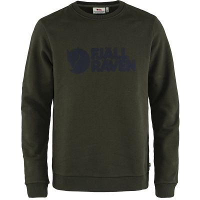 Fjällräven Fjällräven Logo Sweater M - Deep Forest - Miehet - XS - Partioaitta