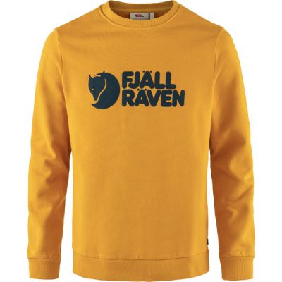 Fjällräven Fjällräven Logo Sweater M - Mustard Yellow - Miehet - XL - Partioaitta