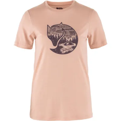 Fjällräven Abisko Wool Fox Ss W - Chalk Rose-port - Naiset - XXS - Partioaitta, kuva 1 / 1