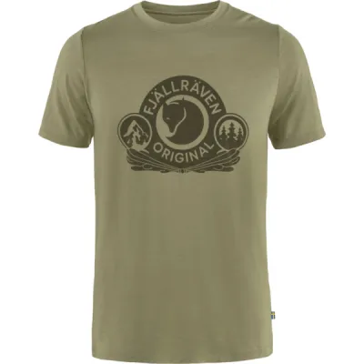 Fjällräven Abisko Wool Classic Ss M - Light Olive - Miehet - L - Partioaitta, kuva 1 / 1