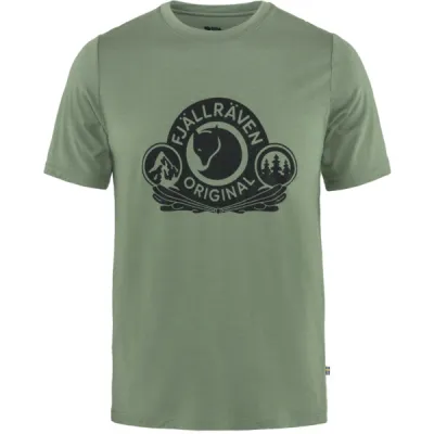 Fjällräven Abisko Wool Classic Ss M - Patina Green - Miehet - L - Partioaitta, kuva 1 / 1