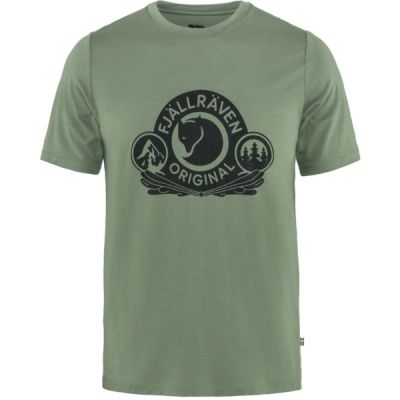 Fjällräven Abisko Wool Classic Ss M - Patina Green - Miehet - S - Partioaitta