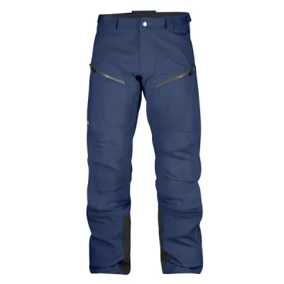 Fjällräven Bergtagen Eco-shell Trousers M - Mountain Blue - Miehet - 56 - Partioaitta, kuva 1 / 1