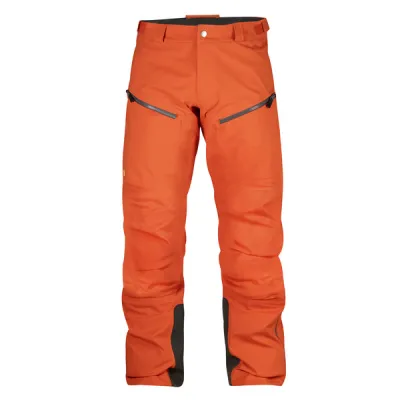 Fjällräven Bergtagen Eco-shell Trousers M - Hokkaido Orange - Miehet - 46 - Partioaitta, kuva 1 / 1