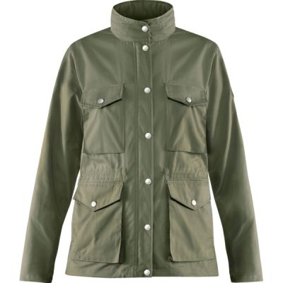 Fjällräven Räven Lite Jacket W - Green - Naiset - M - Partioaitta