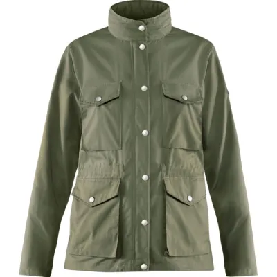 Fjällräven Räven Lite Jacket W - Green - Naiset - M - Partioaitta, kuva 1 / 1