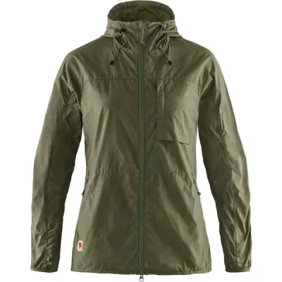 Fjällräven High Coast Wind Jacket W - Green - Naiset - L - Partioaitta, kuva 1 / 1