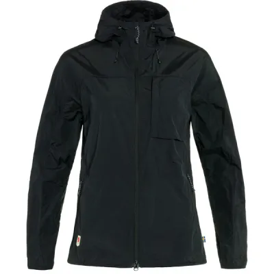 Fjällräven High Coast Wind Jacket W - Black - Naiset - S - Partioaitta, kuva 1 / 1