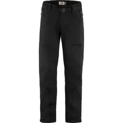 Fjällräven Keb Eco-shell Trousers M - Black - Miehet - XL - Partioaitta, kuva 1 / 1