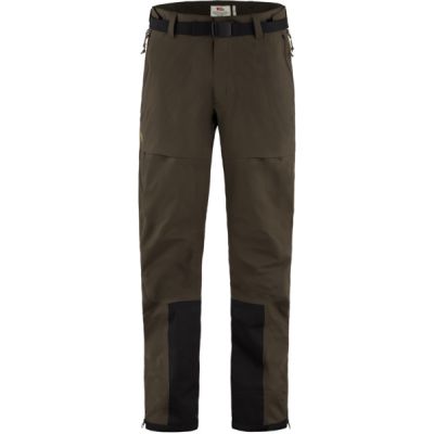 Fjällräven Keb Eco-shell Trousers M - Dark Olive - Miehet - XL - Partioaitta | Alk. 459,00 €