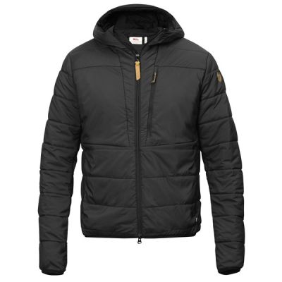Fjällräven Keb Padded Hoodie M - Black - Miehet - XL - Partioaitta