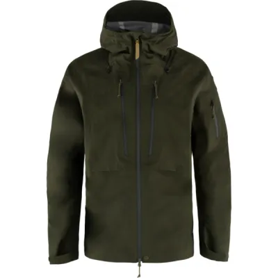 Fjällräven Keb Eco-shell Jacket M - Deep Forest - Miehet - S - Partioaitta, kuva 1 / 1