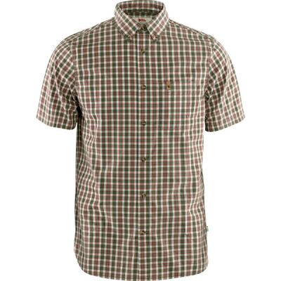 Fjällräven Övik Shirt Ss M - Laurel Green - Miehet - S - Partioaitta | Alk. 89,95 €